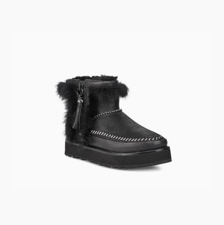 UGG Fluff Punk - Boots Dame - Svart (NO-D829)